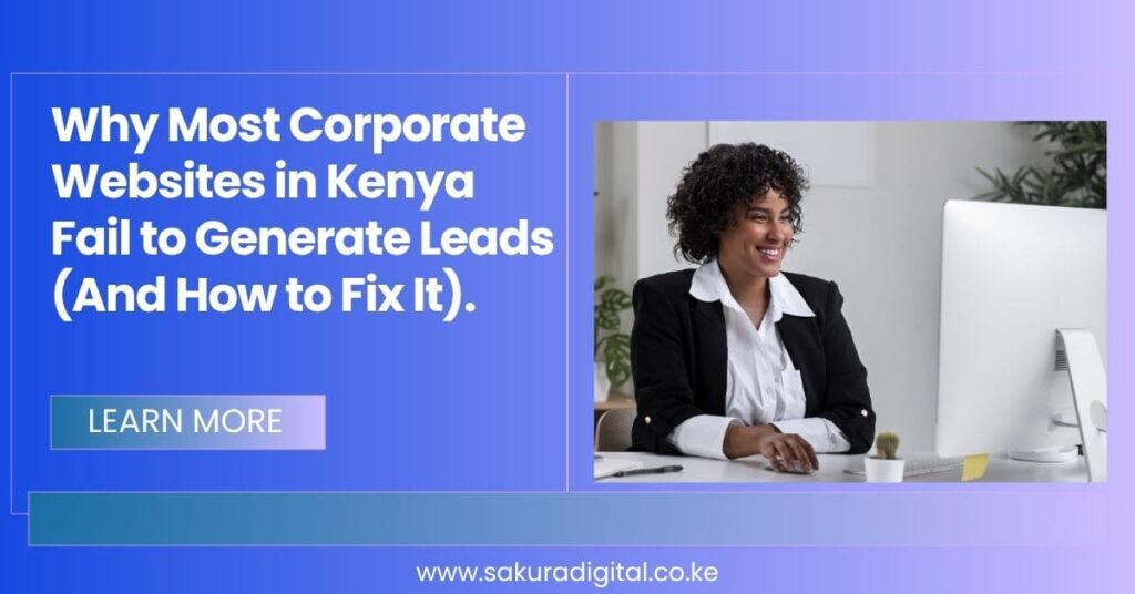 Why Most Corporate Websites in Kenya Fail to Generate Leads (And How to Fix It).